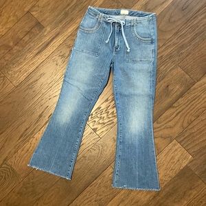 MOTHER ankle length frayed zip 1 button w/ tie Worn maybe 3x max Never dried